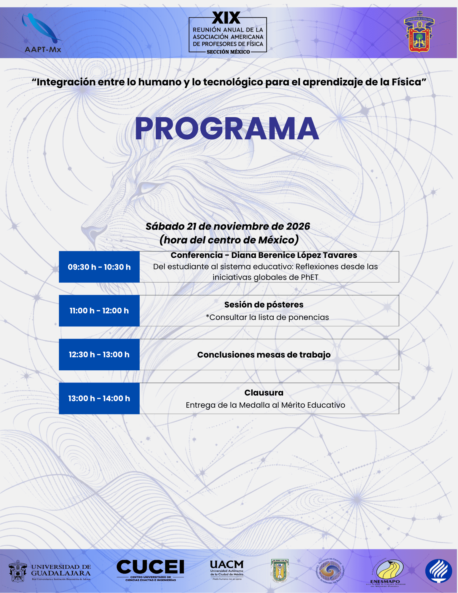 Programa Sábado 21 de Noviembre